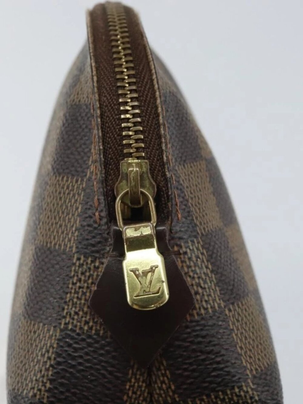 LOUIS VUITTON Damier Ebene Pochette Cosmetic PM Pouch - Picture 10 of 16